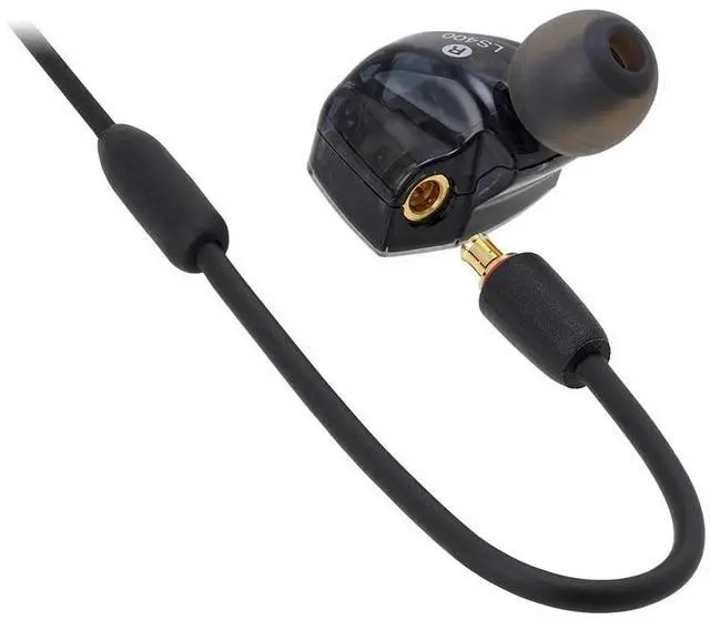 Alt view image 2 of 17 - Audio-Technica ATH-LS400iS In-Ear Headphones with In-Line Mic and Control
