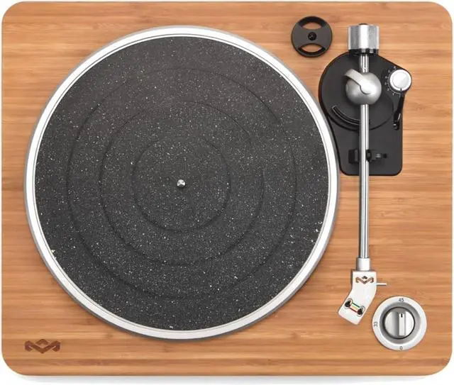 Alt view image 2 of 15 - House Of Marley Stir It Up Turn Table, EM-JT000-SB