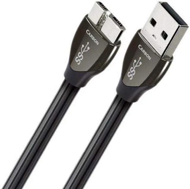 Alt view image 4 of 5 - AudioQuest Carbon Micro USB 3.0 to Micro - 2.46 ft. (0.75m)