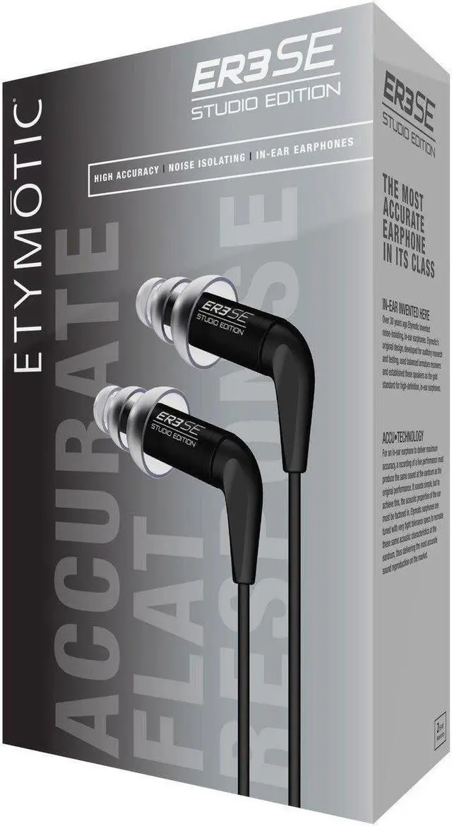 Alt view image 4 of 14 - Etymotic Research ER3SE Studio Edition In-Ear Earphones