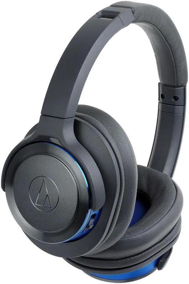 Alt view image 2 of 9 - Audio-Technica ATH-WS660BT Solid Bass Wireless Over-Ear Headphones with Built-in Mic & Control