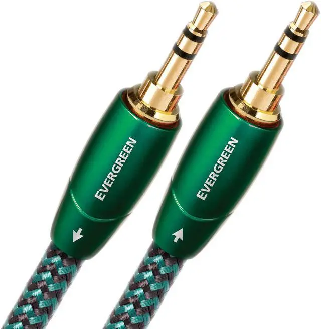 Alt view image 2 of 6 - AudioQuest Evergreen 3.5mm Male to 3.5mm Male Cable - 1.97 ft. (.6m)