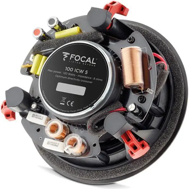 Alt view image 3 of 11 - Focal 100 ICW5 In-Wall/In-Ceiling 2-Way Coaxial Loudspeaker