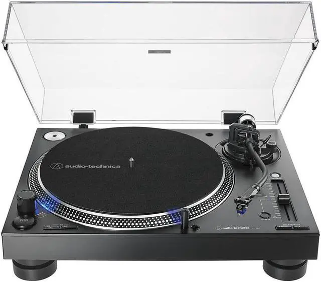 Alt view image 4 of 20 - AUDIO TECHNICA AT-LP140XP-BK DIRECT-DRIVE PRO DJ TURNTABLE