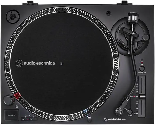 Alt view image 2 of 17 - Audio-Technica AT-LP120XUSB Direct-Drive Turntable (Analog & USB) in Black