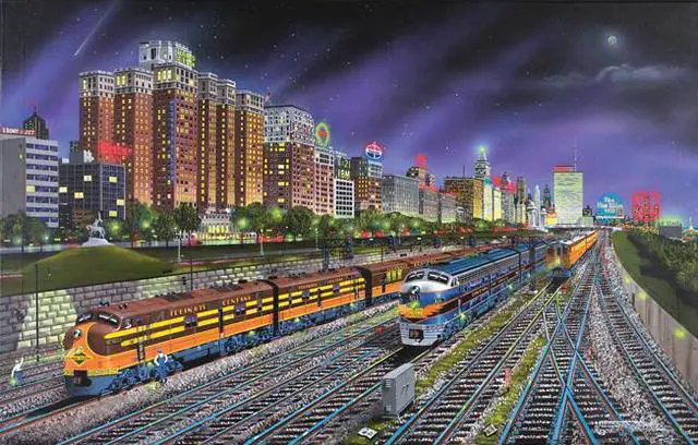 Alt view image 3 of 5 - Chicago Nights 1000 pc SOI21385 SUNSOUT