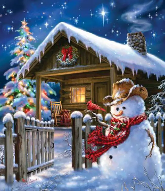 Main image of Christmas Cheer 550 Piece Jigsaw Puzzle by SunsOut