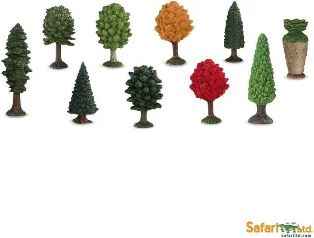 Alt view image 5 of 16 - Plastic Miniatures In Toobs-Trees