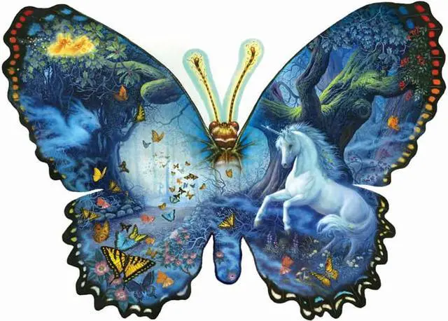 Alt view image 2 of 3 - Sunsout Fantasy Butterfly Shaped SOI95330