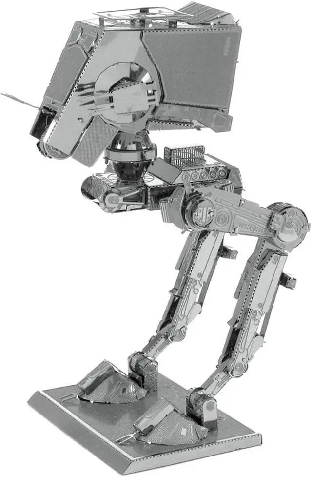 Alt view image 6 of 11 - Metal Earth 3D Laser Cut Model Kit - Star Wars AT-ST