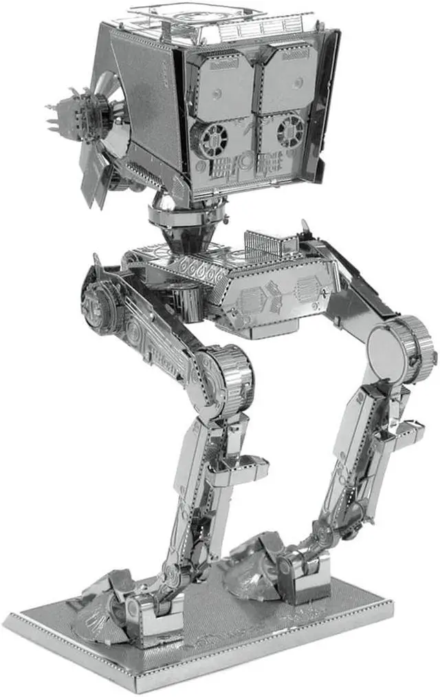 Alt view image 7 of 11 - Metal Earth 3D Laser Cut Model Kit - Star Wars AT-ST