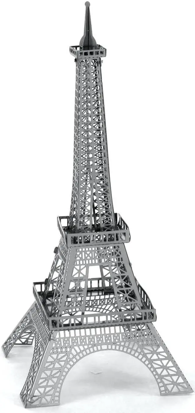 Alt view image 8 of 10 - Metal Works The Eiffel Tower 3D Laser Cut Model Marvel