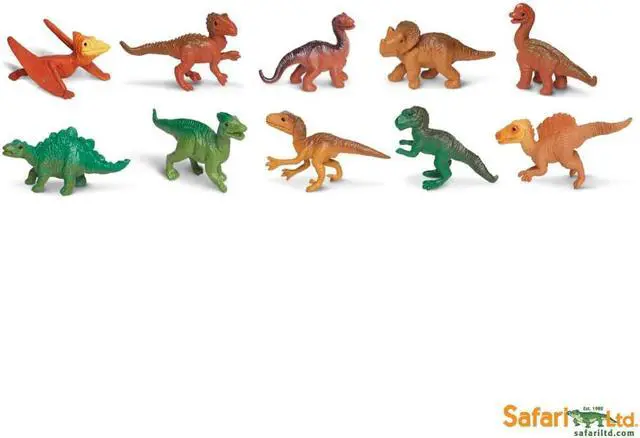 Alt view image 6 of 14 - Plastic Miniatures In Toobs-Dino Babies