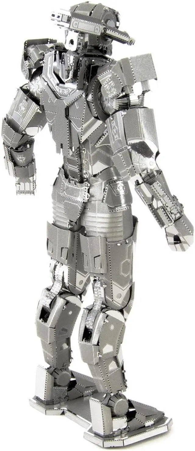 Alt view image 10 of 15 - MetalEarth Marvel War Machine 3D Model, Avengers by Fascinations