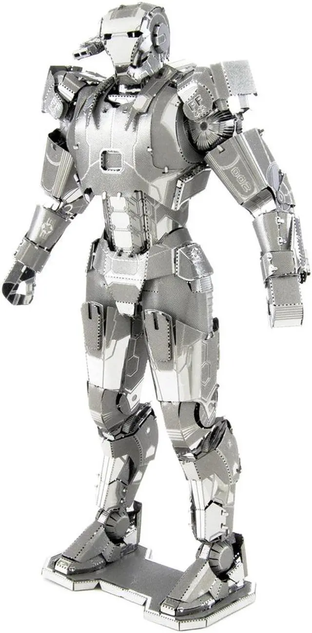 Alt view image 8 of 15 - MetalEarth Marvel War Machine 3D Model, Avengers by Fascinations