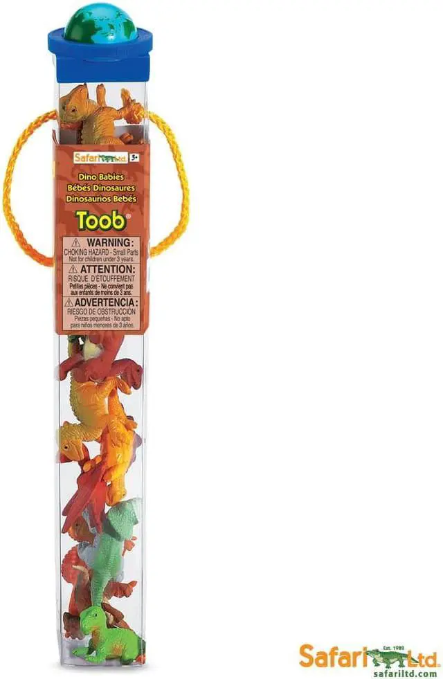 Alt view image 8 of 14 - Plastic Miniatures In Toobs-Dino Babies