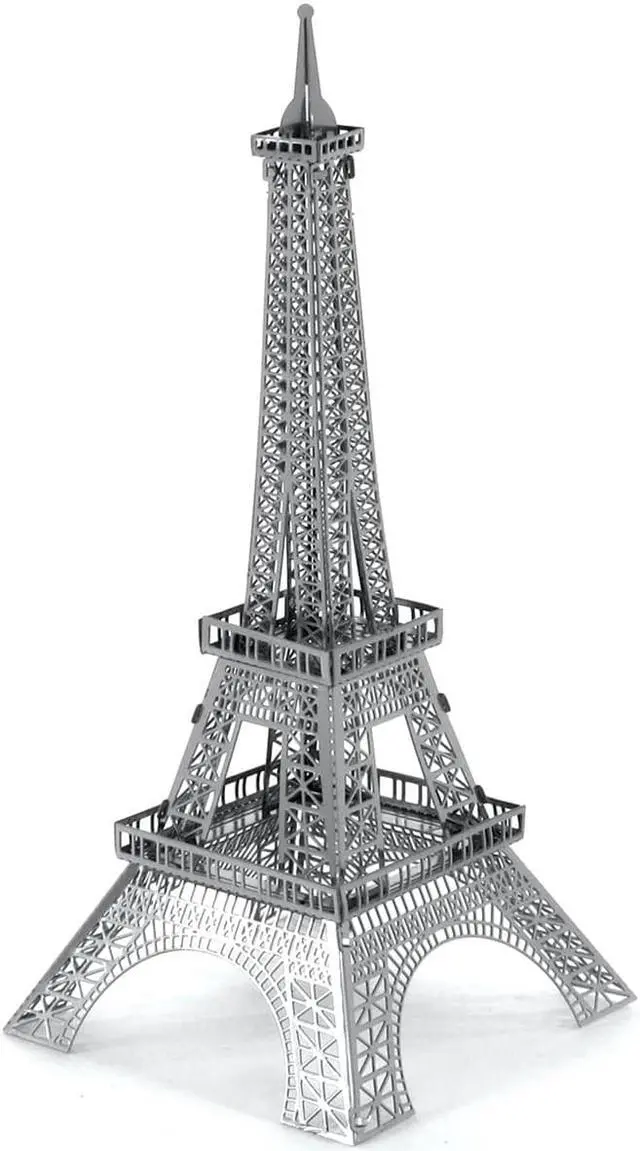 Alt view image 7 of 10 - Metal Works The Eiffel Tower 3D Laser Cut Model Marvel