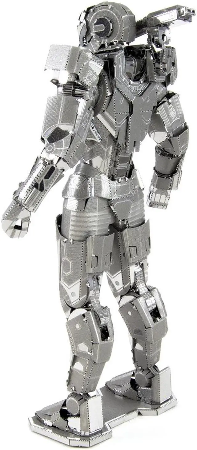 Alt view image 11 of 15 - MetalEarth Marvel War Machine 3D Model, Avengers by Fascinations