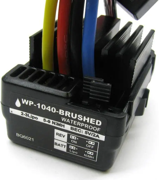 Alt view image 2 of 6 - Redcat Racing Part BS218-015 Brushed ESC for Blackout SC XBE XTE