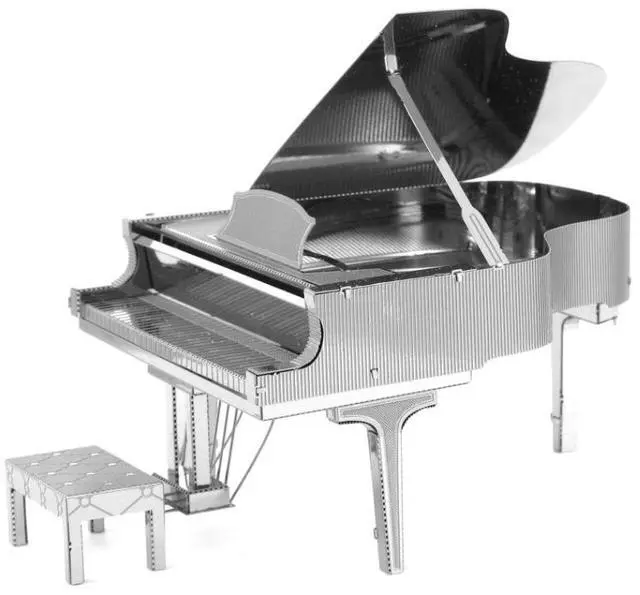 Alt view image 13 of 18 - Grand Piano Metal Earth 3D Laser Cut Model, 3D Puzzles by Fascinations