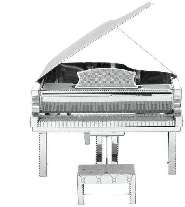 Alt view image 14 of 18 - Grand Piano Metal Earth 3D Laser Cut Model, 3D Puzzles by Fascinations