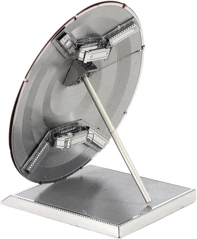 Alt view image 10 of 12 - MetalEarth Marvel Captain Americas Shield 3D Model by Fascinations