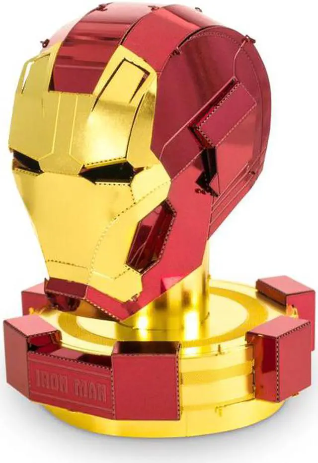 Main image of Fascinations Metal Earth Iron Man Helmet Marvel Color Laser Cut 3D Metal Kit