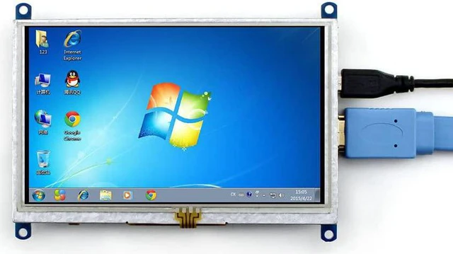 Alt view image 6 of 7 - Waveshare 5inch TFT Resistive Touch Screen Display Module HDMI Interface for Rapsberry Pi 5/4/ A/A+/B/B+/2 B/3 B & Banana pi & Beaglebone Black Provide Images Supports Various System