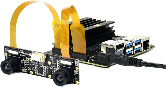Alt view image 5 of 5 - Waveshare Binocular Camera Module Dual IMX219 with 8 Megapixels for Stereo and Depth Vision Support Jetson Nano Developer Kit B01 versi Compute Module 3/3+