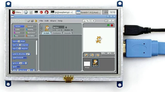 Alt view image 4 of 7 - Waveshare 5inch TFT Resistive Touch Screen Display Module HDMI Interface for Rapsberry Pi 5/4/ A/A+/B/B+/2 B/3 B & Banana pi & Beaglebone Black Provide Images Supports Various System