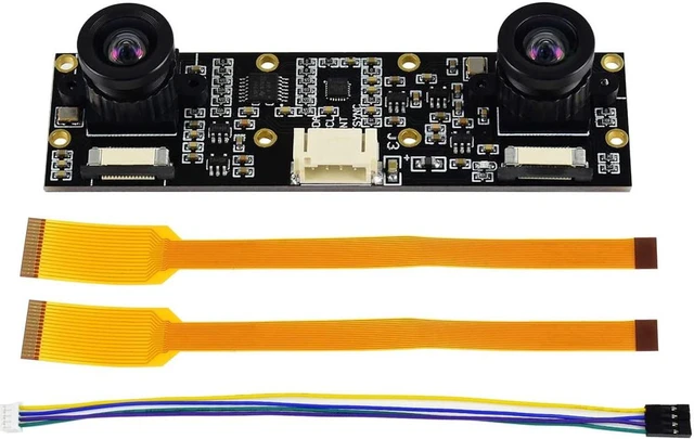 Main image of Waveshare Binocular Camera Module Dual IMX219 with 8 Megapixels for Stereo and Depth Vision Support Jetson Nano Developer Kit B01 versi Compute Module 3/3+
