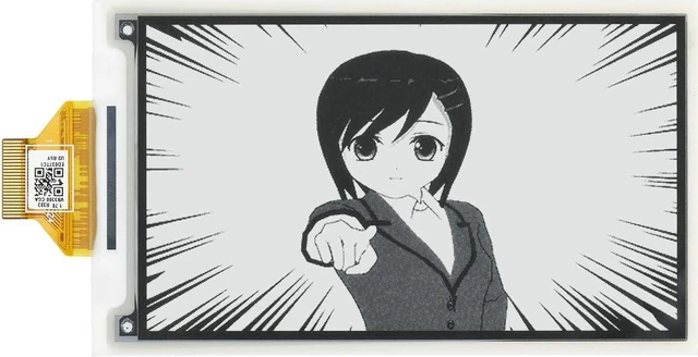 Alt view image 5 of 7 - waveshare 3.7inch E-Paper E-Ink Raw Display Compatible with Raspberry Pi 4B/3B+/3B/2B/B+/A+/Zero/Zero W/WH/Zero 2W Series Boards 480×280 Pixels 4 Grey Scales Supports Partial Refresh