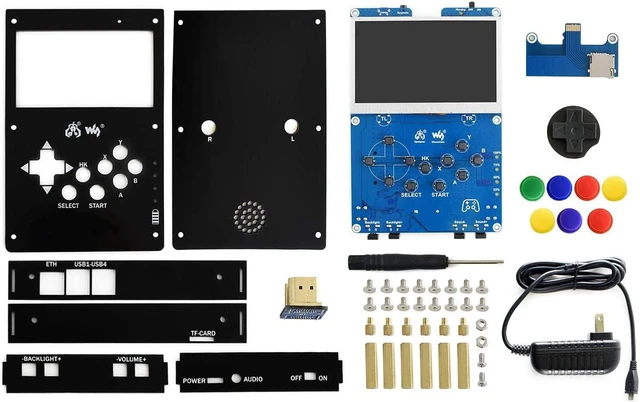 Alt view image 2 of 7 - Waveshare GamePi43 Accessories Add-ons for Raspberry Pi to Build GamePi43 Portable Retro Video Game Console 4.3inch IPS Display Compatible with Raspberry Pi B+/2B/3B/3B+
