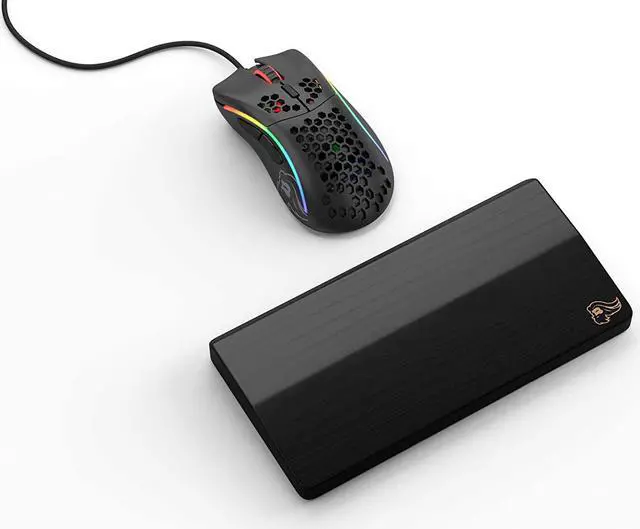 Alt view image 2 of 7 - Glorious Gaming Wooden Mouse Wrist Rest - Onyx/Black - for Gaming Mice Wood Ergonomic Palm Rest| 8x4x0.75 inches/19mm Thick (GV-M-Dark)