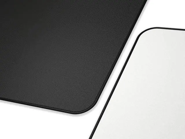 Alt view image 5 of 7 - 3XL Extended Gaming Mouse Mat/Pad - Large Wide (3XL Extended) White Cloth Mousepad Stitched Edges | 24x48 (GW-3XL)