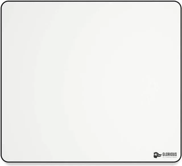 Main image of Large Gaming Mouse Pad for Desk - Rubber Base Computer Mouse Mat - Durable Mouse Mat - Cloth Mousepad with Stitched Edges - White Cloth Mousepad | 16x18 (GW-XL)