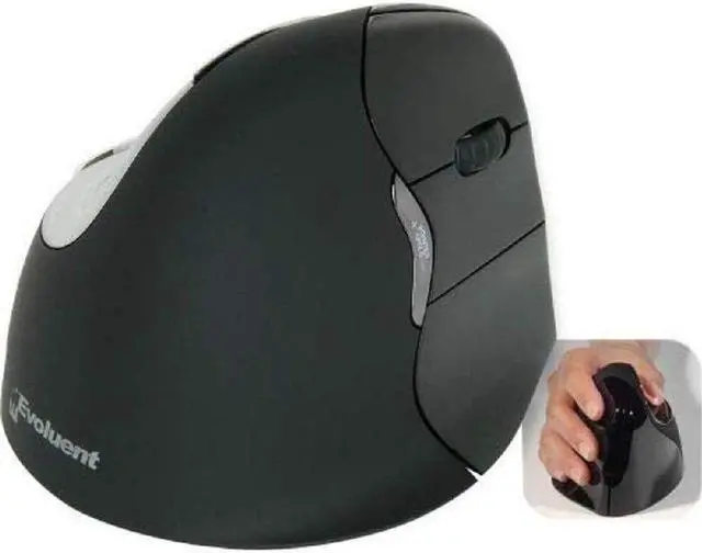 Main image of Evoluent VM4RM VerticalMouse 4 Right Hand Ergonomic Mouse with Bluetooth Connection For Mac OS (Regular Size)