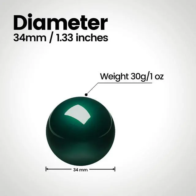 Alt view image 3 of 7 - Perixx Peripro-303GLG Trackball, 1.34 Inch Replacement Ball for Perimice and M570, Glossy Green