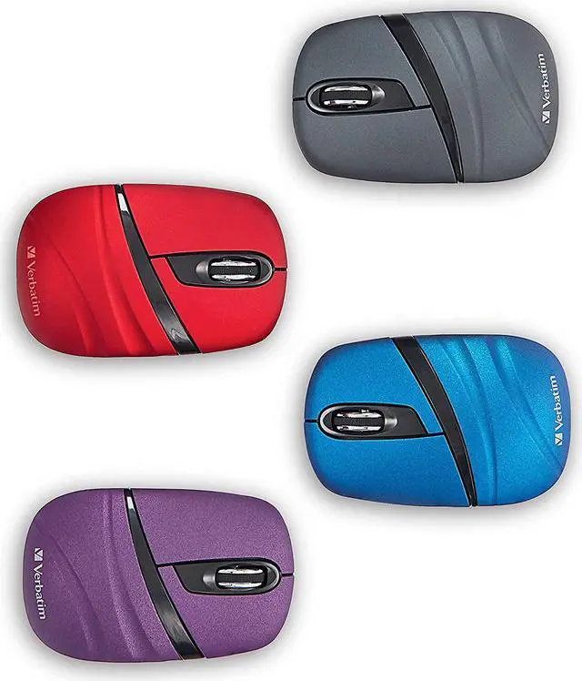 Alt view image 18 of 20 - Verbatim Wireless Mini Travel Mouse, Commuter Series - Purple