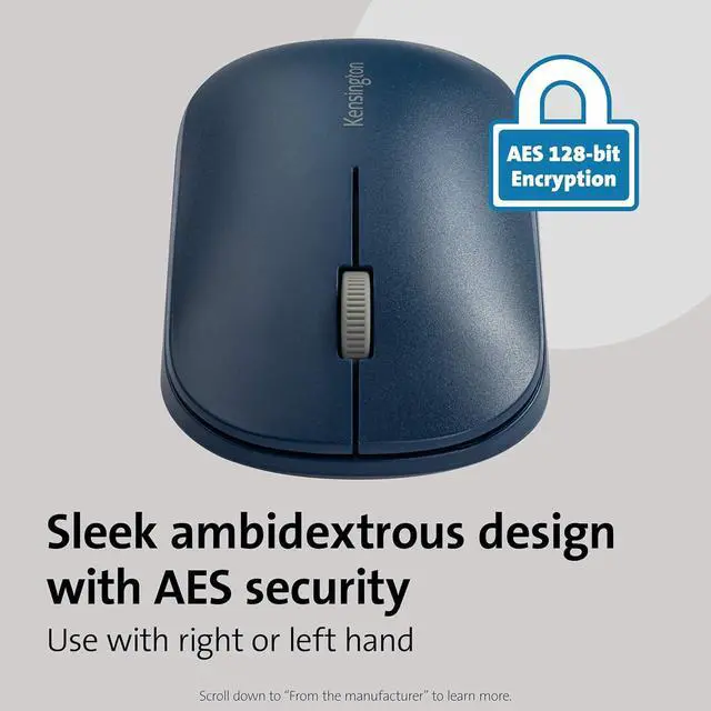 Alt view image 4 of 7 - Kensington SureTrack Dual Wireless Mouse- Blue (K75350WW)