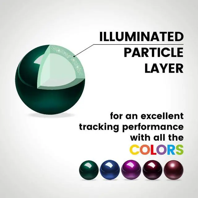 Alt view image 2 of 7 - Perixx Peripro-303GLG Trackball, 1.34 Inch Replacement Ball for Perimice and M570, Glossy Green