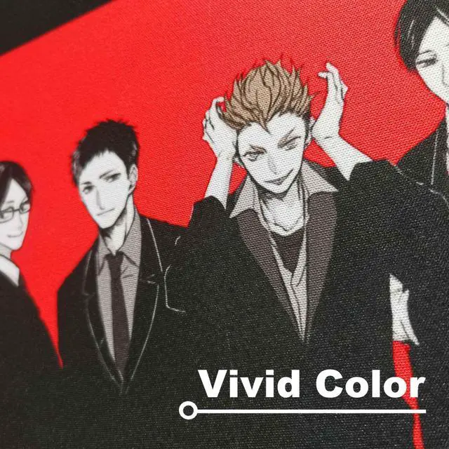 Alt view image 2 of 4 - Anime Haikyuu Mouse Pad, Large Extended Gaming Anime Mousepad,Non-Slip Water-Resistant Rubber Cloth Mouse Mat(27.6"x15.7")