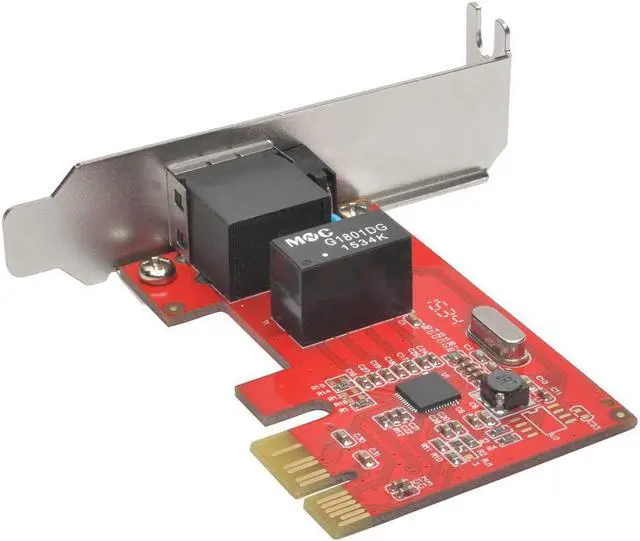 Alt view image 2 of 4 - Tripp Lite 1-Port Gigabit Ethernet (GbE) PCI Express (PCIe) Card, Low Profile (PCE-1G-01-LP)