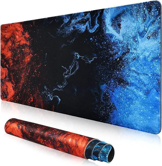 Main image of Gaming Mouse Pad, veecom Blue Large Mouse Pad Gaming 31.5×15.75In, Large Mouse Pads, Long Big Mouse Pad XL Mouse Mat with Non-Slip Base, Extended Keyboard Mouse Pad Desk Pad for Computer (Blue)