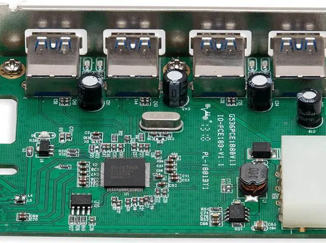 Alt view image 6 of 7 - Syba USB 3.0 PCI-e Card Components SY-PEX20136