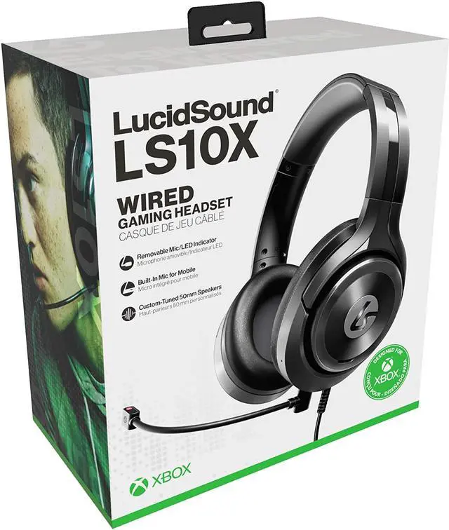 Alt view image 5 of 7 - LucidSound LS10X Stereo Gaming Headset for Xbox One & Xbox Series X|S, Compatible with Nintendo Switch, PC, Mac, iOS and Android