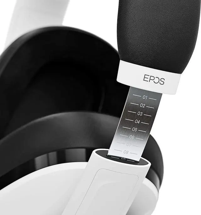 Alt view image 6 of 7 - EPOS H3 Closed Acoustic Gaming Headset with Noise-Cancelling Microphone - Plug & Play Audio - Around The Ear - Adjustable, Ergonomic - for PC, Mac, PS4, PS5, Switch, Xbox - White