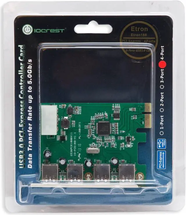 Alt view image 5 of 7 - Syba USB 3.0 PCI-e Card Components SY-PEX20136
