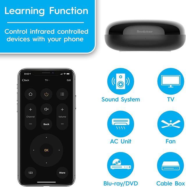 Brookstone Smart IR Controller Alexa and Google Assistant