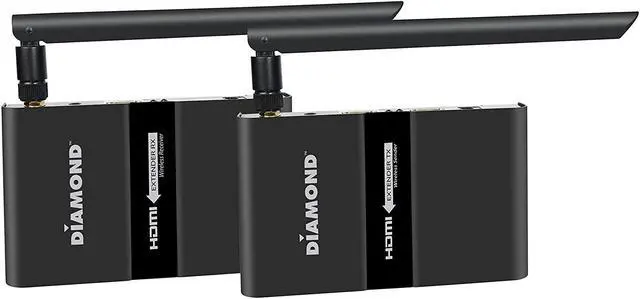 Alt view image 4 of 5 - Diamond Multi- Channel 2X2 Wireless HDMI 5GHz Kit, Stream HD 1080P Video/Audio up to 150 ft from Any HDMI Source to HDTV/Monitor/Projector (VS300M)